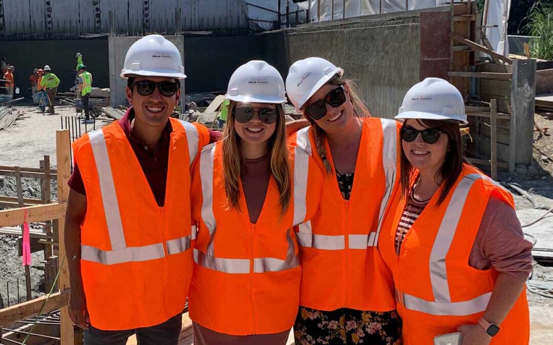 Staff at Bellview construction site