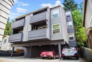 Apartment Building exterior - Stone Avenue Apartments